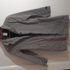 Checkered Pattern long coat